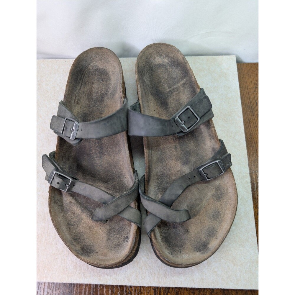 Women's Birkenstock Sandals, Size 37,  6.5 Gray
